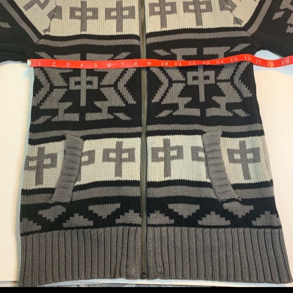 RDS zip up knit sweater - Picture 9 of 12